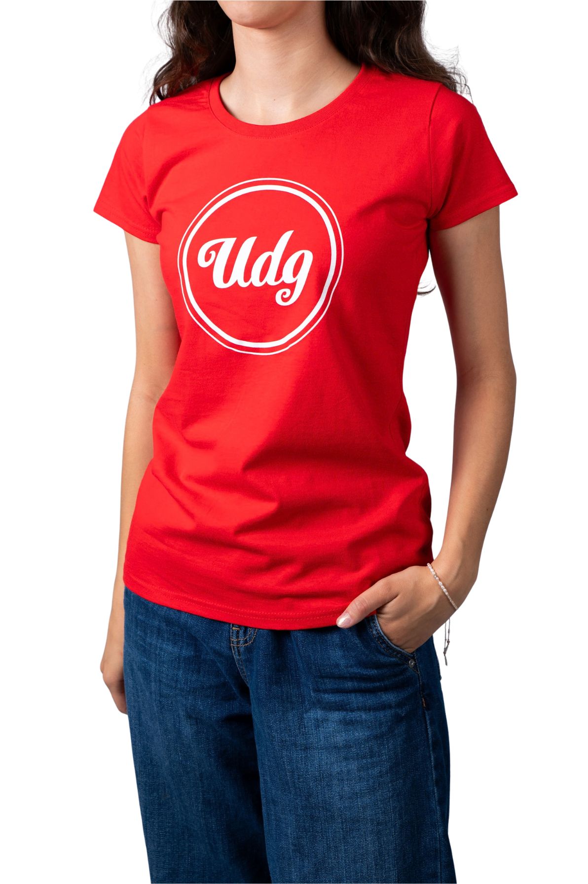 Tričko logo UDG − červené